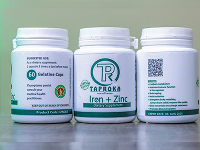 Taproka Iron+Zinc Dietary Supplements